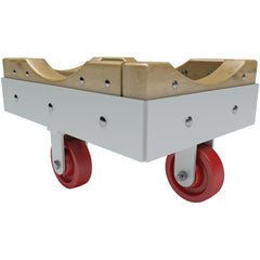 Wood/Steel Dolly - Metal Wheels 24 × 36 - Exact Industrial Supply