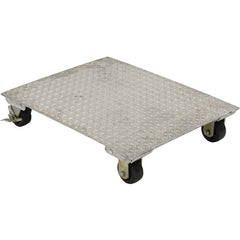 Aluminum Plate Dolly 1.2K lb Cap 24 × 30 - Exact Industrial Supply