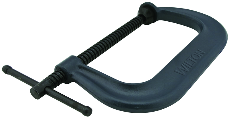 410 Series Standard C-Clamp - 6" Throat Depth - 10-1/8" Max. Opening - Makers Industrial Supply