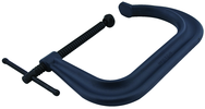 4404, 4400 Series Forged C-Clamp - Extra Deep-Throat, Regular-Duty, 0" - 4" Jaw Opening, 4" Throat Depth - Makers Industrial Supply