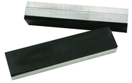 R-4.5, Rubber Face Jaw Cap, 4-1/2" Jaw Width - Makers Industrial Supply