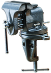 153, Bench Vise - Clamp-On Base, 3" Jaw Width, 2-1/2" Maximum Jaw Opening - Makers Industrial Supply