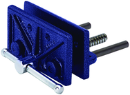 176, Light-Duty Woodworkers Vise - Mounted Base, 6-1/2" Jaw Width, 4-1/2" Maximum Jaw Opening - Makers Industrial Supply