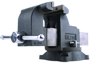 WS6, Shop Vise, 6" Jaw Width, 6" Jaw Opening, 3-1/2" Throat Depth - Makers Industrial Supply