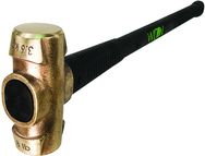 8 lb Head, 30" B.A.S.H® Brass Hammer - Makers Industrial Supply