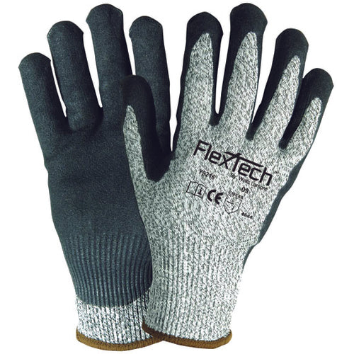 FLEXTECH Size XS ANSI Cut 5 Nitrile Palm Glove Y9216XS - Makers Industrial Supply