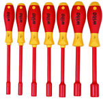 Insulated Nut Driver Inch Set Includes: 3/16" - 1/2". 7 Pieces - Makers Industrial Supply
