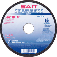 5″X1/16″X7/8″ SAIT A46R CUT-OFF WHL - Makers Industrial Supply