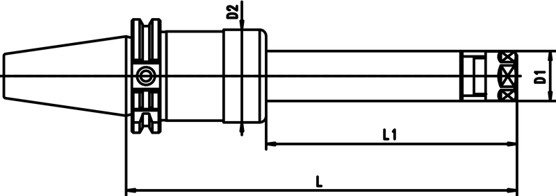 CAT 50 x PG 32 x 4.3 H Form B CAT powRgrip Toolholder - Makers Industrial Supply