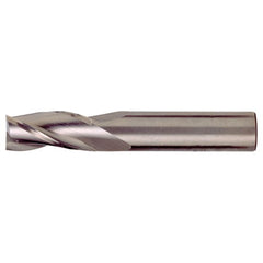 1/2″ × 1/2″ × 1″ × 3″ RHS / RHC Solid Carbide 3-Flute Square End Single End General Purpose End Mill - TiCN - Exact Industrial Supply