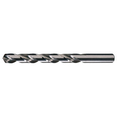 8.60mm RHS / RHC HSS 118 Degree Radial Point General Purpose Jobber Length Drill - Bright - Exact Industrial Supply