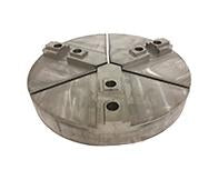 Round Chuck Jaws - Acme Serrated Key Type - Chuck Size 21" to 24" inches - Part #  18-RAC-21400A - Makers Industrial Supply