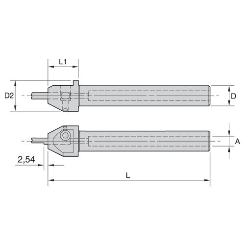 ATBI6254 WG A SERIES STEEL TOOLHOLDER - Exact Industrial Supply