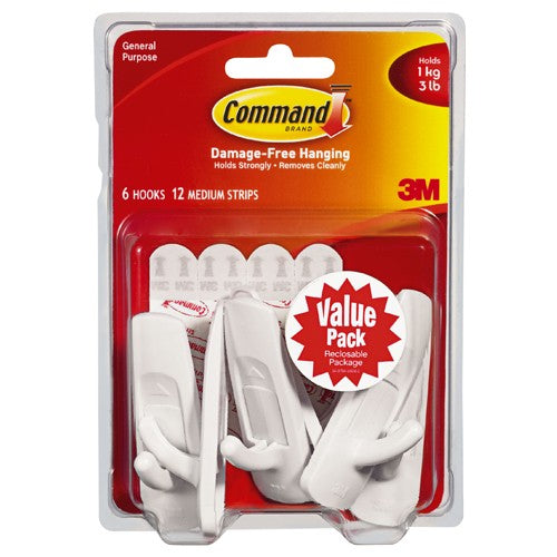 ‎Command Medium Utility Hook Value Pack 17001-6ES