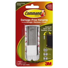 Command Universal Picture Hanger w/ Stabilizer Strips 17047-ES - Exact Industrial Supply