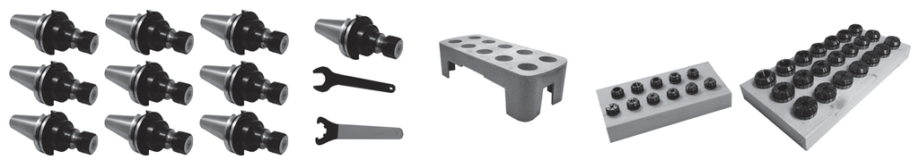 Toolholders  - CAT 40 Tooling Package - Part # C40-PKG - Makers Industrial Supply