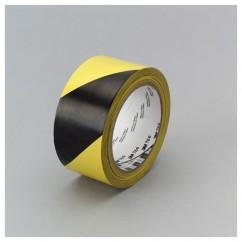 49X36 YDS 766 BLK/YLW HAZARD TAPE - Makers Industrial Supply