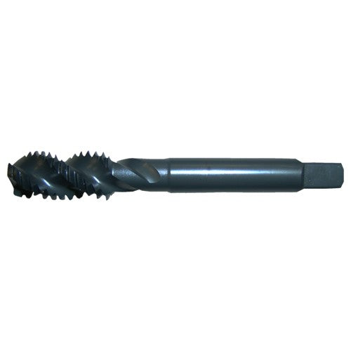 ‎1/4-28 UNF 3 Flute H3 Bottoming HSS CNC Heavy Duty Spiral Flute Tap- Steam Oxide