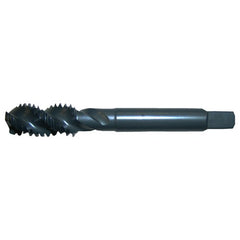 ‎1/4-28 UNF 3 Flute H3 Bottoming HSS CNC Heavy Duty Spiral Flute Tap- Steam Oxide