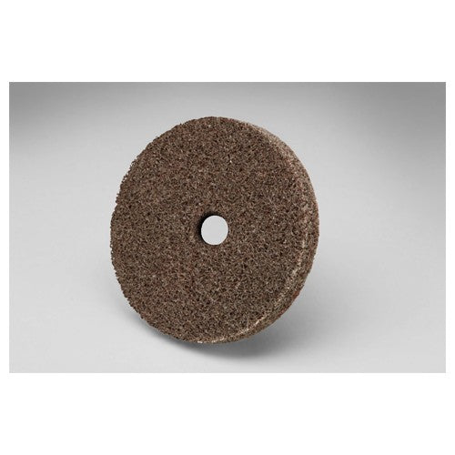 Scotch-Brite EXL Unitized Wheel XL-UW 6A Medium 2″ × 1/8″ × 3/16″ - Makers Industrial Supply