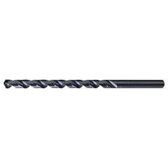 23/32″ RHS / RHC HSS 118 Degree Radial Point Extra Length Drill - Steam Oxide - Exact Industrial Supply