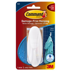 Command Large Designer Hook with Water-Resistant Strips 17083B-ES - Exact Industrial Supply