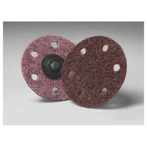 Scotch-Brite Roloc Surface Conditioning D/F Disc TR 3″ x NH 6Holes A MED - Makers Industrial Supply