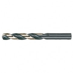 #1 RHS / RHC HSS 135 Degree Split Point Heavy Duty Jobber Length Drill - Black & Gold - Makers Industrial Supply