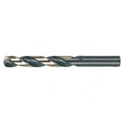 #1 RHS / RHC HSS 135 Degree Split Point Heavy Duty Jobber Length Drill - Black & Gold - Makers Industrial Supply