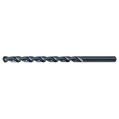 9/16″ RHS / RHC HSS 118 Degree Notched Point Extra Length Drill - Steam Oxide - Exact Industrial Supply