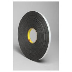 1X36 YDS 4466 BLACK DBL COATED POLY - Makers Industrial Supply