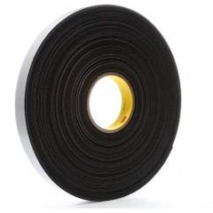 1X36 YDS 4516 BLACK VINYL FOAM TAPE - Makers Industrial Supply