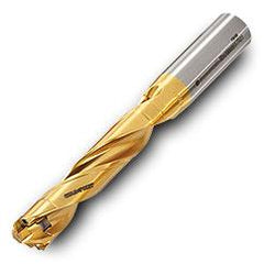 TD2000100S1R01 5xD Gold Twist Drill Body-Cylindrical Shank - Makers Industrial Supply