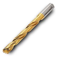 TD1300104S6R01 8xD Gold Twist Drill Body-Cylindrical Shank - Makers Industrial Supply