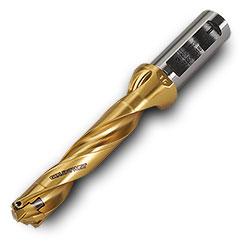 TD2200110C8R01 5xD Gold Twist Drill Body-Universal Flat Shank - Makers Industrial Supply