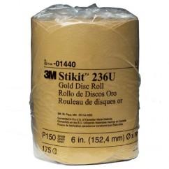 6 - P150 Grit - 236U Disc Roll - Makers Industrial Supply