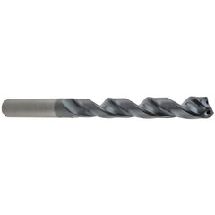 5/16″ Dia. × 0.315″ Shank × 2.992″ Flute Length × 4.488″ OAL, 8xD, 140°, TA, 2 Flute, Coolant Thru, Round Solid Carbide Drill - Exact Industrial Supply