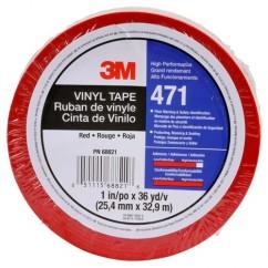 1X36 YDS 471 RED VINYL TAPE - Makers Industrial Supply