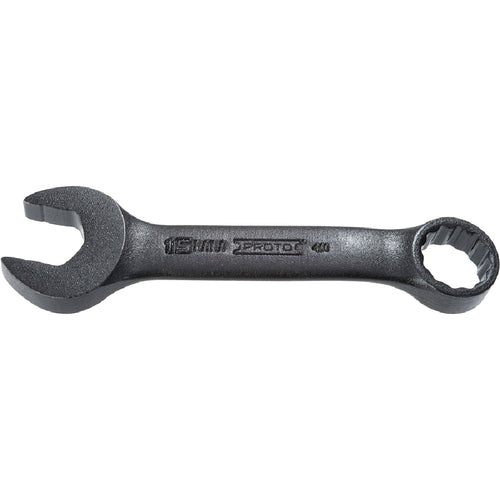 ‎Proto Black Oxide Metric Short Combination Wrench 15 mm - 12 Point - Makers Industrial Supply