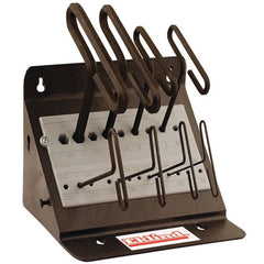 8 Pieces-3/32″-1/4″ T-Handle Style-6″ Arm-Hex Key Set with Plain Grip - Makers Industrial Supply