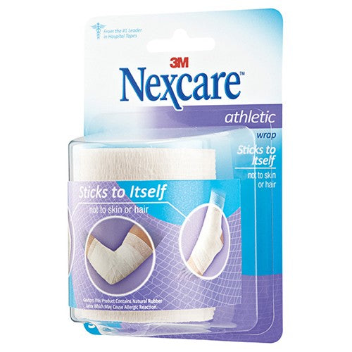 Nexcare Athletic Wrap CR-3W 3″ × 80″ (76 2 mm × 2 03 m) Unstretched - Makers Industrial Supply