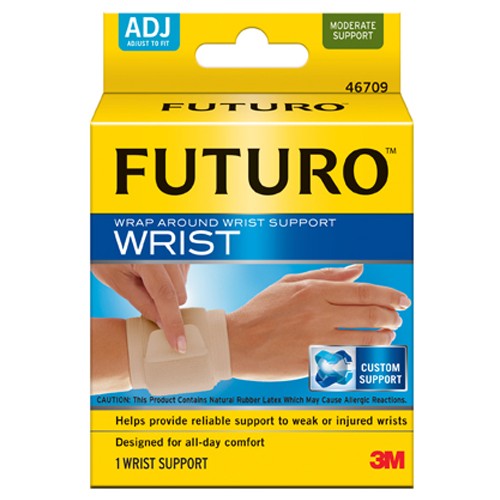 Adjustable Beige FUTURO™ Wrap Around Wrist Sup Alt Mfg # 20091 - Makers Industrial Supply