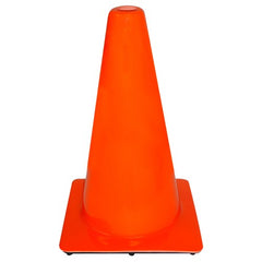 3M 18″ PVC Non Reflective Traffic Safety Cone 90128H1-C Orange - Makers Industrial Supply