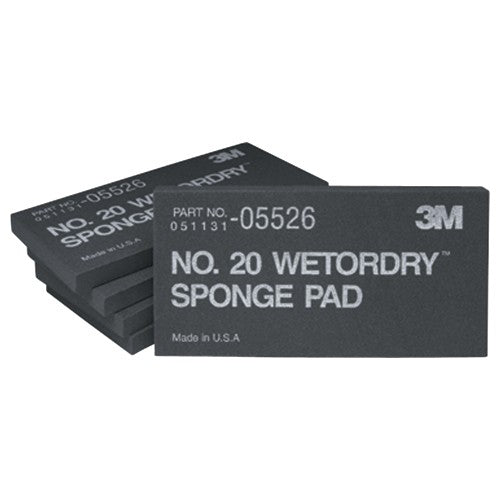 ‎3M Wetordry Sponge Pad 20 05526 5 1/2 × 2-3/4″ × 3/8″ - Makers Industrial Supply