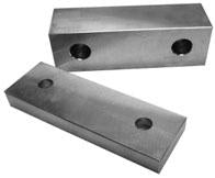 Machined Aluminum Vice Jaws - SBM - Part #  VJ-6A100201M - Makers Industrial Supply