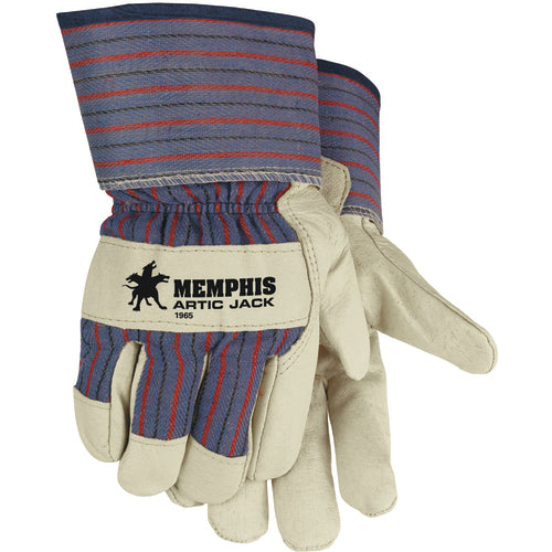 ‎Artic Jack Gloves - Premium Grain Pigskin - Thermosock Lined - 2-1/2″ Safety Cuff - Size Medium - Makers Industrial Supply