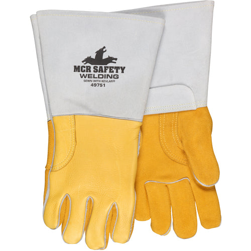 Gold Grain Elkskin Welder Kevlar Sewn L