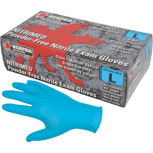 MEDIUM NITRILE GLOVES - Makers Industrial Supply