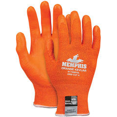 MCR Safety Cut Pro Glove - 13 Gauge Orange Kevlar/Synthetic - Nitrile Foam Coated Palm - Size X-Large - Makers Industrial Supply