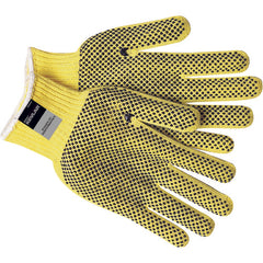 MCR Safety Cut Pro Glove - 7 Gauge Kevlar - Regular Weight - PVC Dots on 2 Sides - Size Small - Makers Industrial Supply